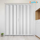 NeatiEase Accordion Door 60x80 72x80 Portable Interior PVC Folding Door, Bifold Closet Doors with Latch, Handle, Mounting Hardware