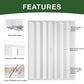 NeatiEase Accordion Door 60x80 72x80 Portable Interior PVC Folding Door, Bifold Closet Doors with Latch, Handle, Mounting Hardware