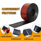 NeatiEase (Black) Flexible Baseboard Molding Trim, Self-Adhesive Vinyl Wall Base Cove Base, Peel and Stick Rubber Wall Base Moulding Trim for Easy Installation