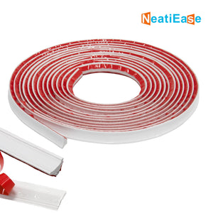 Flexible Trim Caulk Strip Wall Moulding Trim, Peel and Stick Trim for Wall Corner Deco, Ceiling, Backsplash Tile Edge, Countertops, Baseboard, Floor