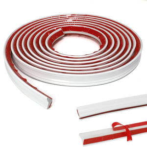 Flexible Trim Caulk Strip Wall Moulding Trim, Peel and Stick Trim for Wall Corner Deco, Ceiling, Backsplash Tile Edge, Countertops, Baseboard, Floor