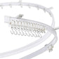 NeatiEase Flexible Bendable Ceiling Curtain Track with Hooks with Clips