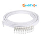 NeatiEase Flexible Bendable Ceiling Curtain Track with Hooks with Clips