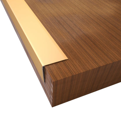 NeatiEase Aluminum Corner Guards 4FT(2pcs), Peel and Stick Metal Corner Protector Molding Trim for Wall Door Frame Cabinet Protection