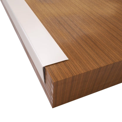 NeatiEase Aluminum Corner Guards 4FT(2pcs), Peel and Stick Metal Corner Protector Molding Trim for Wall Door Frame Cabinet Protection