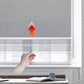 NeatiEase Sunshade Fabric Roller Shades in Blackout/Light Filtering