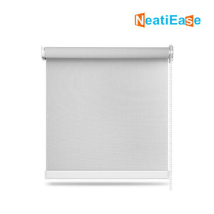 NeatiEase No Drill Roller Shades in Deluxe Sunshade Fabrics