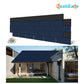 NeatiEase Roofing Shingles 3-Tab, 8 Pack Asphalt Shingles Roof Tiles for Storage Shed, Architectural, Residential, Garage Roof