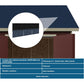 NeatiEase Roofing Shingles 3-Tab, 8 Pack Asphalt Shingles Roof Tiles for Storage Shed, Architectural, Residential, Garage Roof