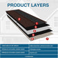 NeatiEase Roofing Shingles 3-Tab, 8 Pack Asphalt Shingles Roof Tiles for Storage Shed, Architectural, Residential, Garage Roof