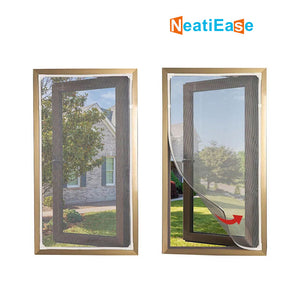 NeatiEase Luxurious Heightened Frame Magnetic Window Screen