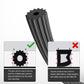 NeatiEase Black Window Screen Spline 0.16"x100ft