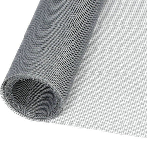 NeatiEase Adjustable Flexible Fiberglass Screen Mesh for Doors Windows Small Pack