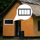 NeatiEase 2 Pack (Black) Shed Windows Transom Window Fixed Design with Tempered Glass for Playhouses, Sheds, Garage and Chicken Coops（副本）
