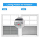 NeatiEase 2 Pack White Shed Windows Flush Mount Window with Tempered Glass and Fiberglass Screen for Shed, Chicken Coop, Playhouse, Household, Garage