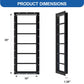 NeatiEase 2 Pack (Black) Shed Windows Transom Window Fixed Design with Tempered Glass for Playhouses, Sheds, Garage and Chicken Coops（副本）