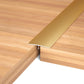 NeatiEase T Molding Transition Strip 3pcs, Aluminum Laminate Floor Divider, Threshold for Floor Gaps 4ft Length 0.8/1.6inch Width