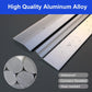 NeatiEase Threshold Ramps 4in for Doorways, Metal Floor Transition Strip Replacement, Aluminum Floor Reducer Molding for Carpet/Entry Door/Tile/Threshold/Wheelchair