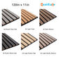 NeatiEase 4 PCS Wood Panels for Wall and Ceiling - 120 x 11 Inch Wood Slat Acoustic Panels - Modern Sound Absorbing Wall Panels for Interior Wall Decor for Home, Office, Studio（副本）