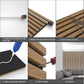 NeatiEase 4 PCS Wood Panels for Wall and Ceiling - 120 x 11 Inch Wood Slat Acoustic Panels - Modern Sound Absorbing Wall Panels for Interior Wall Decor for Home, Office, Studio（副本）
