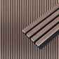 NeatiEase (Smoked Oak) 3D Wood Wall Panel, 9 Feet Acoustic Slat Wall Panels for Interior Wall Decor and Noise Reduction, Decorative Slat Wall Paneling