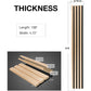 NeatiEase (Natural Oak) 3D Wood Wall Panel, 9 Feet Acoustic Slat Wall Panels for Interior Wall Decor and Noise Reduction, Decorative Slat Wall Paneling