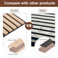 NeatiEase 2 PCS Wood Panels for Wall and Ceiling - 108 x 11 Inch Wood Slat Acoustic Panels - Modern Sound Absorbing Wall Panels for Interior Wall Decor for Home, Office, Studio