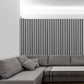 NeatiEase (Gray) 3D Wood Wall Panel, 9 Feet Acoustic Slat Wall Panels for Interior Wall Decor and Noise Reduction, Decorative Slat Wall Paneling