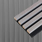 NeatiEase (Gray) 3D Wood Wall Panel, 9 Feet Acoustic Slat Wall Panels for Interior Wall Decor and Noise Reduction, Decorative Slat Wall Paneling