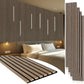 NeatiEase 4 PCS Wood Panels for Wall and Ceiling - 120 x 11 Inch Wood Slat Acoustic Panels - Modern Sound Absorbing Wall Panels for Interior Wall Decor for Home, Office, Studio（副本）