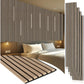 NeatiEase 4 PCS Wood Panels for Wall and Ceiling - 120 x 11 Inch Wood Slat Acoustic Panels - Modern Sound Absorbing Wall Panels for Interior Wall Decor for Home, Office, Studio（副本）