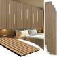 NeatiEase 4 PCS Wood Panels for Wall and Ceiling - 120 x 11 Inch Wood Slat Acoustic Panels - Modern Sound Absorbing Wall Panels for Interior Wall Decor for Home, Office, Studio（副本）