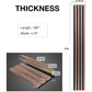 NeatiEase (Smoked Oak) 3D Wood Wall Panel, 9 Feet Acoustic Slat Wall Panels for Interior Wall Decor and Noise Reduction, Decorative Slat Wall Paneling