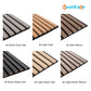 NeatiEase 4 PCS Wood Panels for Wall and Ceiling - 108 x 11 Inch Wood Slat Acoustic Panels - Modern Sound Absorbing Wall Panels for Interior Wall Decor for Home, Office, Studio